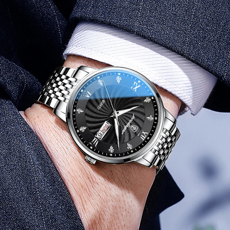 Montres lumineuses de luxe pour hommes